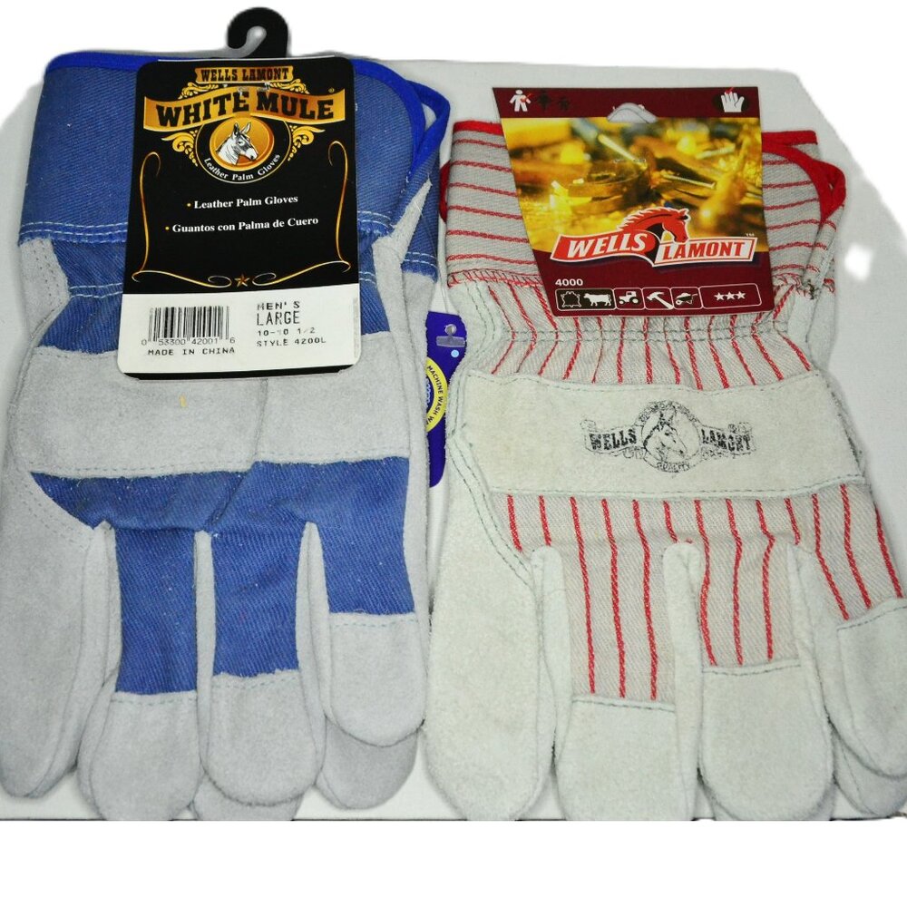 Wells Lamont Work Gloves 2 Pair New With Tags Heavy Duty Outdoor  Large